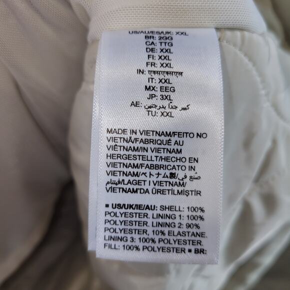 Amazon Aware Mens Winter Coat Cream Size XXL NWT - Picture 5 of 6